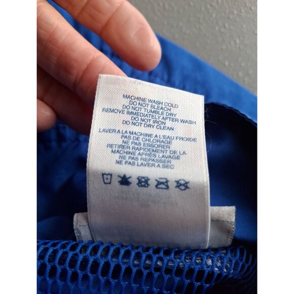 Vintage Reebok Full-Zip Windbreaker Jacket Mens Blue Large - Picture 4 of 6